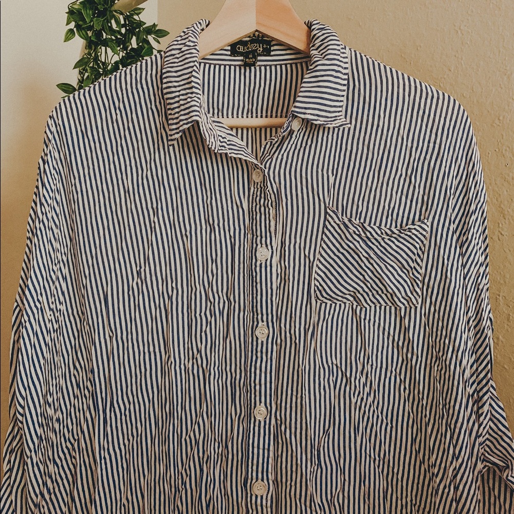 dressup boutique long sleeve striped top